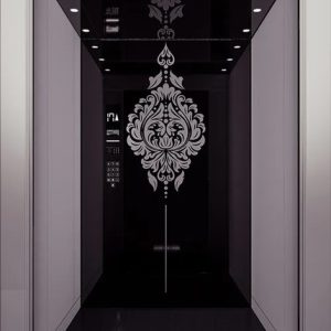 کابین تمام استیل آسانسور کد 108