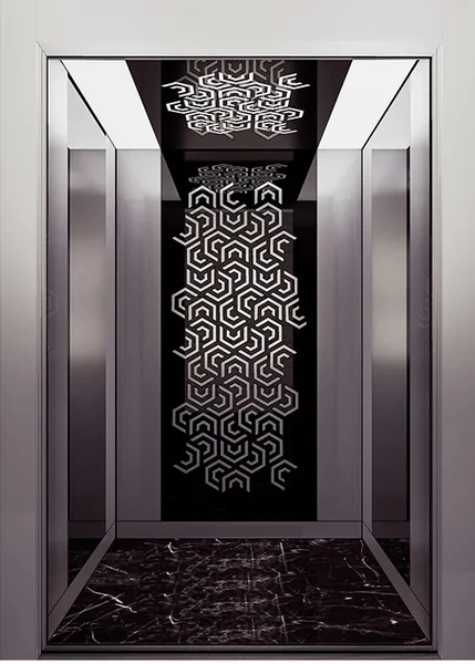 کابین 106 آسانسوری دات کام کابین تمام استیل آسانسور کد 106