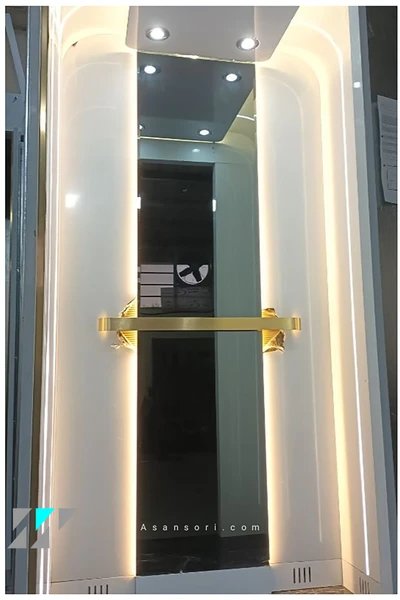 کابین تمام استیل آسانسور کد 111